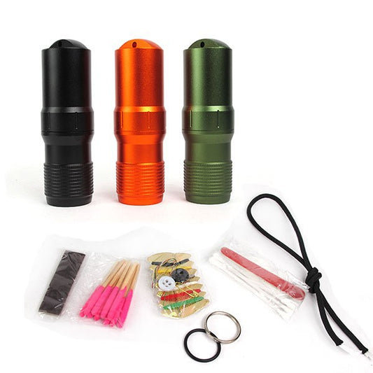 Bærbar udendørs vandtæt opbevaringsboks i aluminiumslegering til overlevelse i vildmarken, forseglet og vandtæt