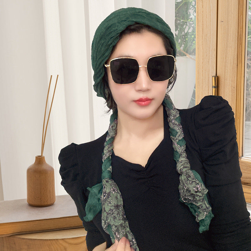 Hand-woven Hair Braid Scarf Girls Fashion Thin Scarf