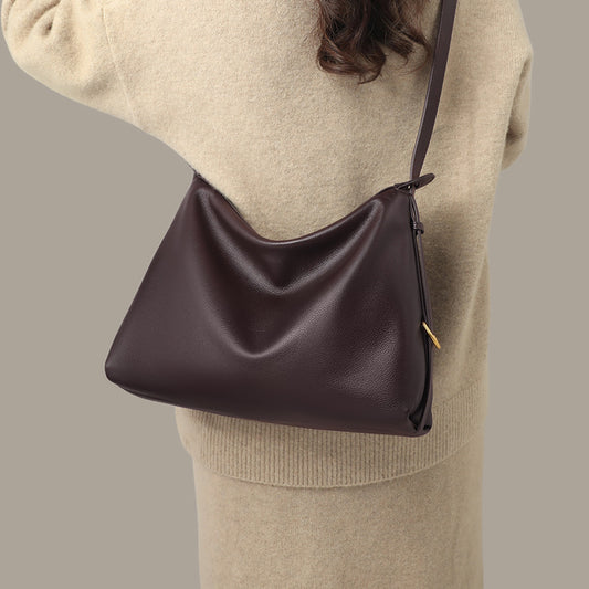 Womens Fashionable Leather Shoulder Bag