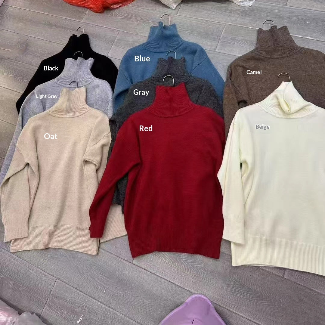 Ny EfterårVinter Fransk-inspireret Retro Afslappet Sweater