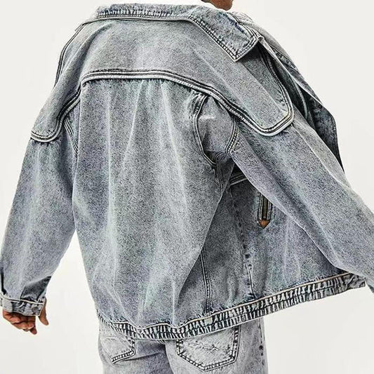 Men's Fashion Personality Multi-pocket Workwear Coat