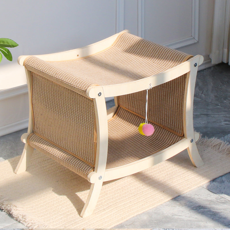 Cat Nest Double-layer Summer Mat Sisal Cat Scratch Board