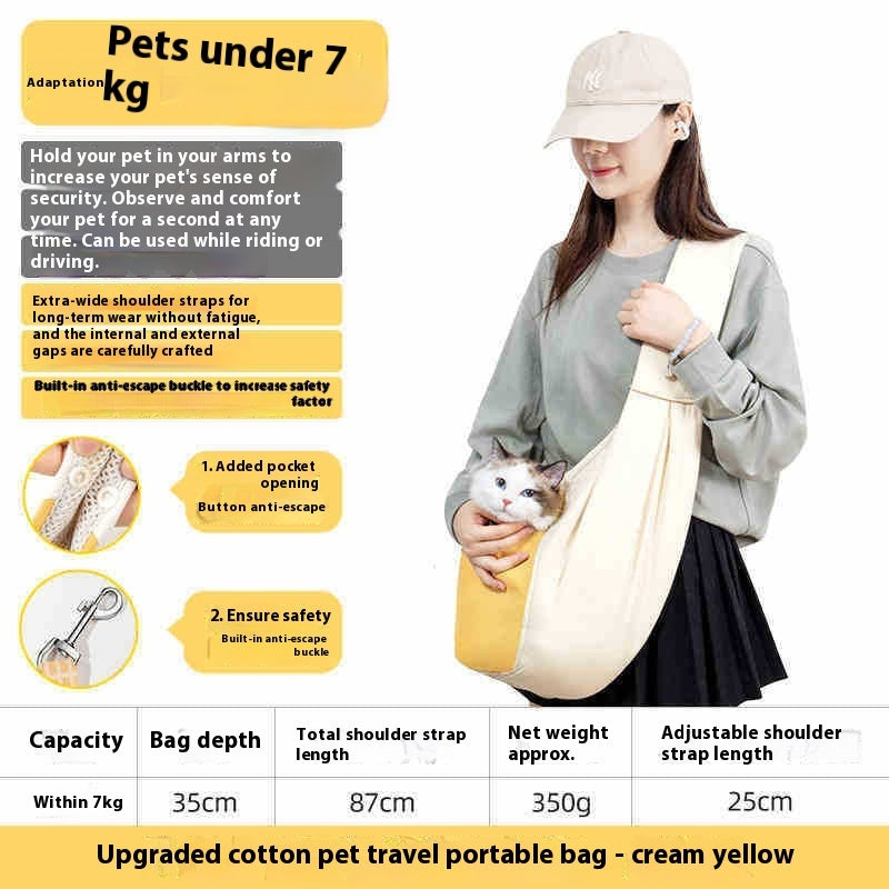 Bærbar PET-rygsæk Praktisk Kattepose