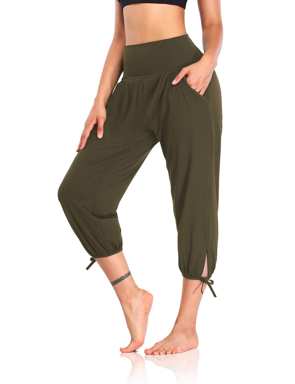 Loose Comfort And Casual Cropped Knitted Jogger Pants