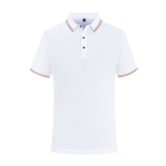 Summer Ice Silk Overalls Polo Shirt