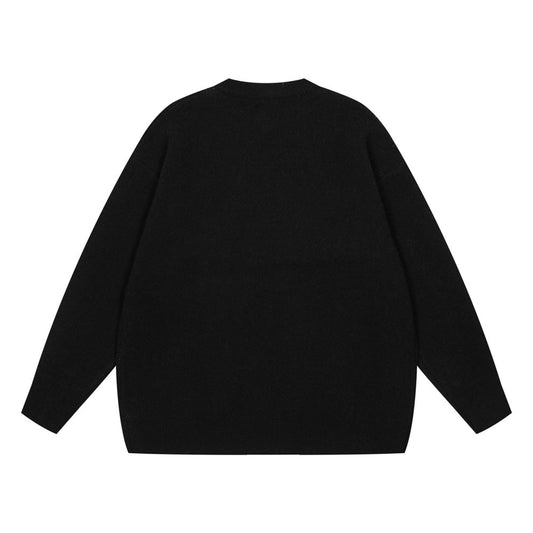 Spider Jacquard Loose-fitting Sweater Men