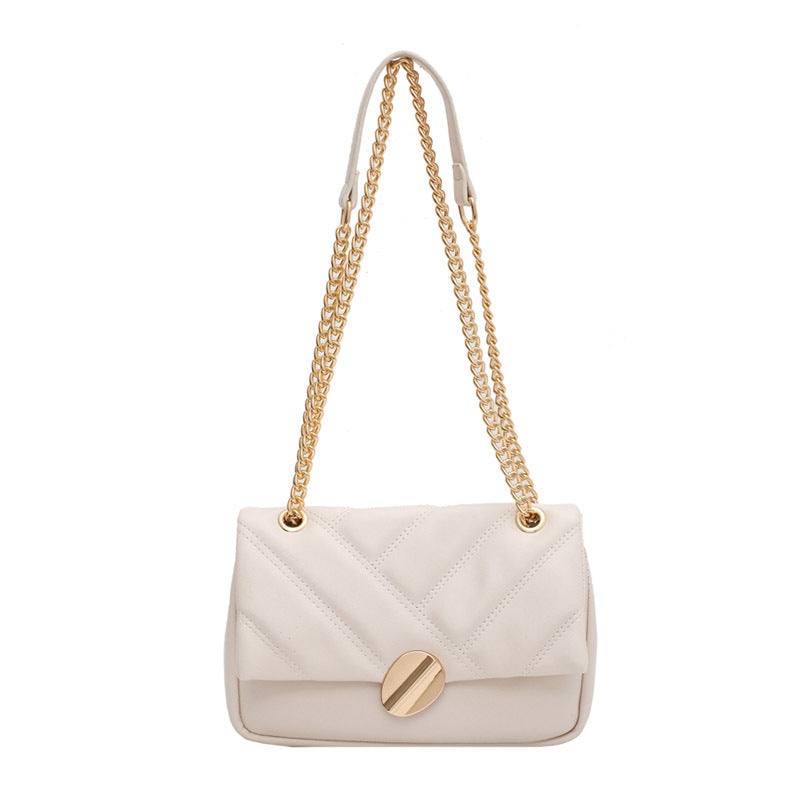 Skuldertaske Crossbody Alsidig Modekæde Lille Firkantet Taske