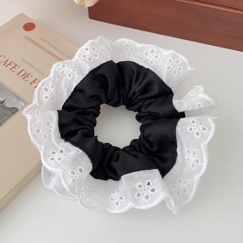Retro Large Intestine Hair Band Female Hair Rope