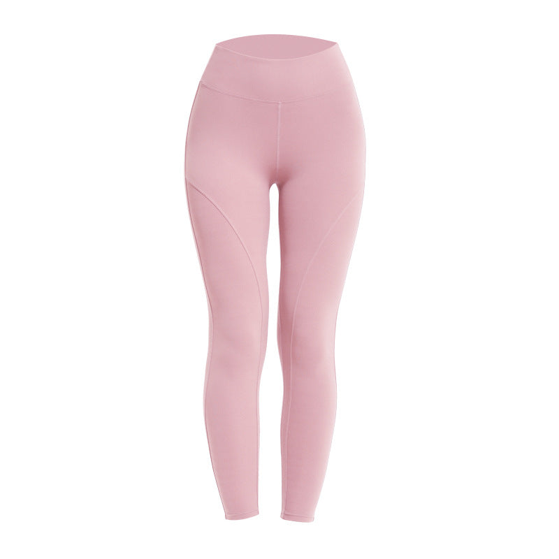 High-waisted Abdomen Running Stretch Breathable Yoga Pants