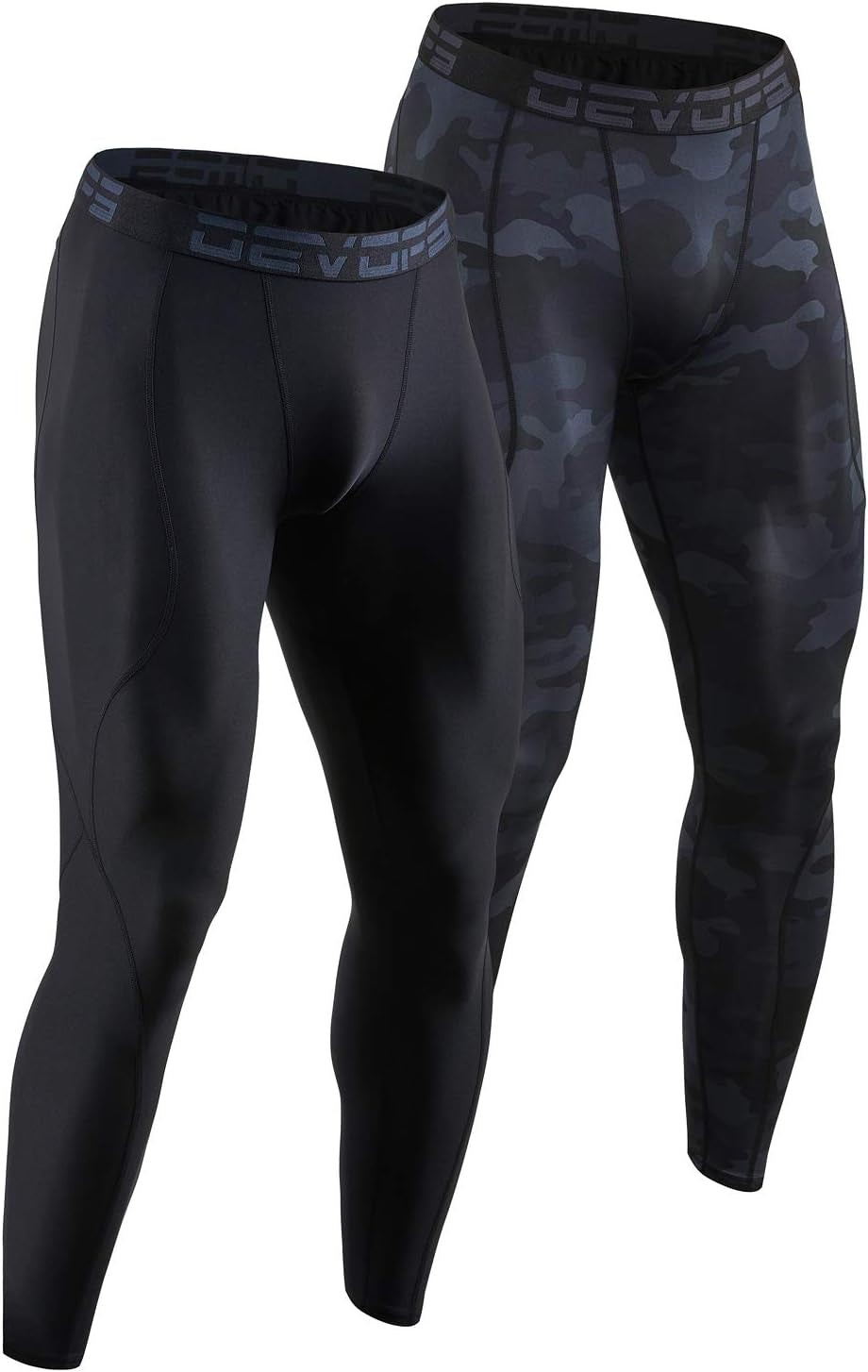 2 or 3 Pack Men'S Compression Pants Athletic Leggings with Pocket/Non-Pocket