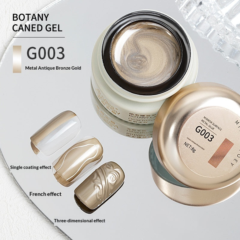Japanese-style Liquid Mirror Metallic Gel Polish