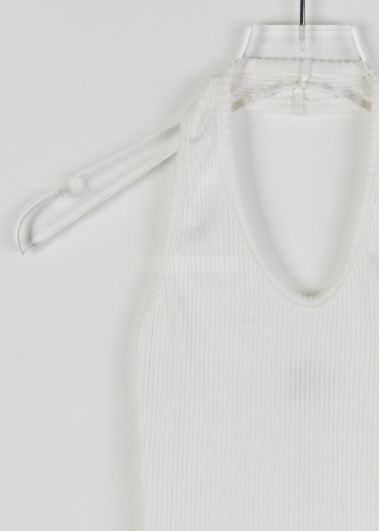 Short Slim Thread Suspender Tank Top