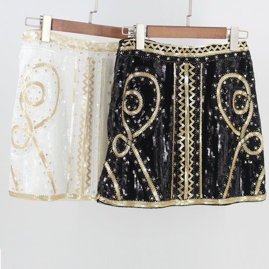 High Waisted Skirt With Versatile Temperament