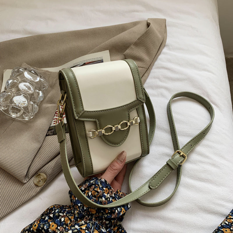 New Trendy Fashion Small Square Bag Net Celebrity Explosion Cross-body Mobile Phone Bag