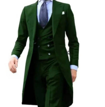 Men's Three-piece Suit Groom Best Wedding Banquet Suit