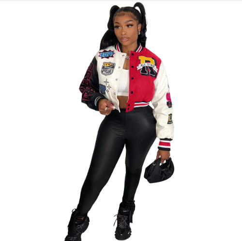 Women's Autumn And Winter Style Hot Sale Printing Double Thread Fashion Suit