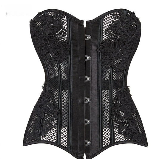 Knitted Flower Decoration Affordable Luxury Style Sheath Corset