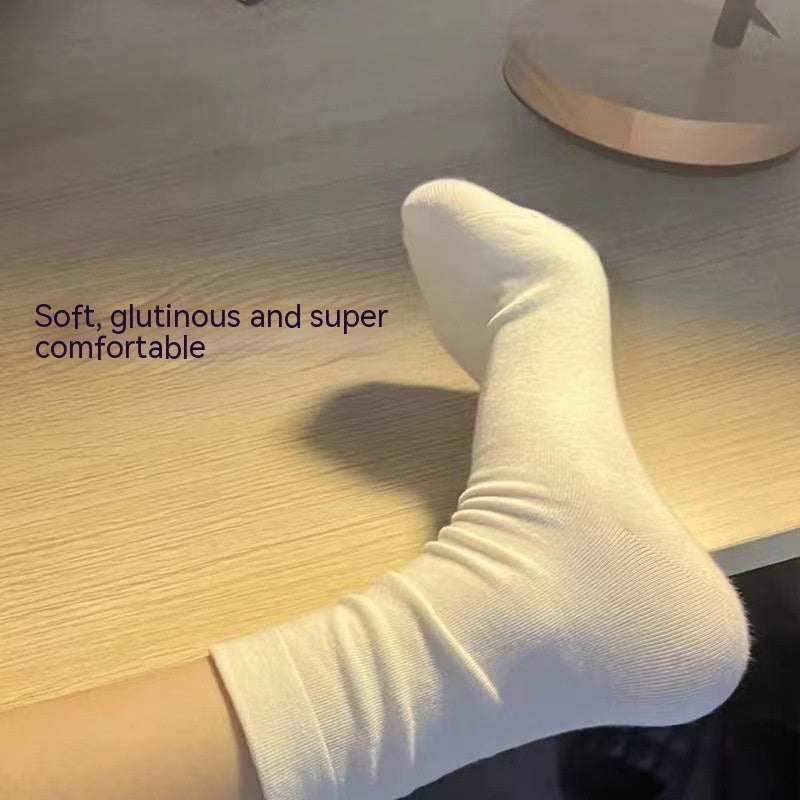 Fashion Socks Women's White Stretch