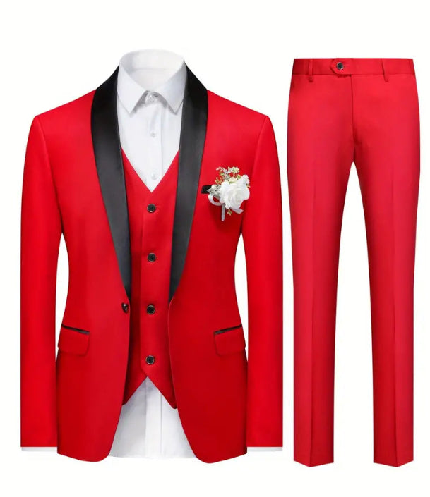 New Men's Three-piece Suit