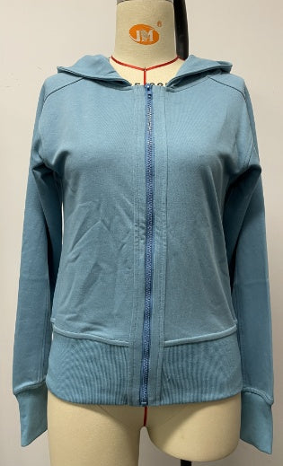 Women's Cotton Windproof Top Hoodie Slim Cardigan