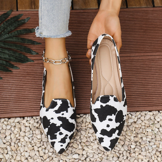 Women's Plus-Size Breathable Pointed-Toe Casual Shoes