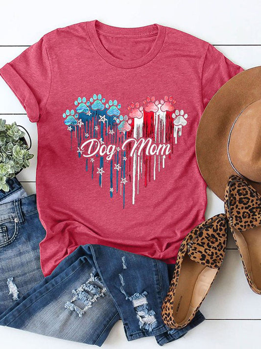 European And American Digital 3D Printing Women's Street T-shirt