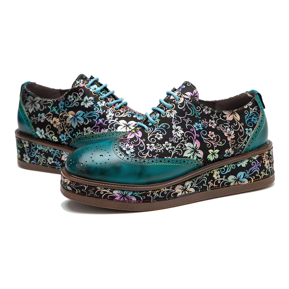 Women's Height Increasing Casual Retro Platform Shoes