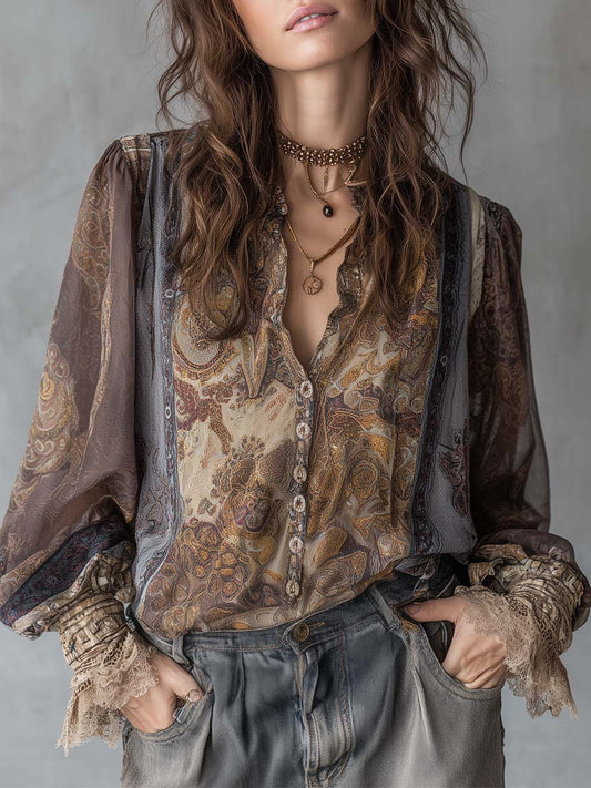 Casual, Loose-fitting Shirt In European And American Style