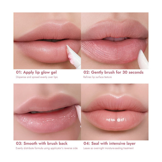 Hose Lip Balm With Silicone Bruch Head