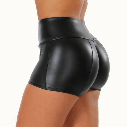 Bodycon Hip-hugging Nightclub Outfit Leather Shorts