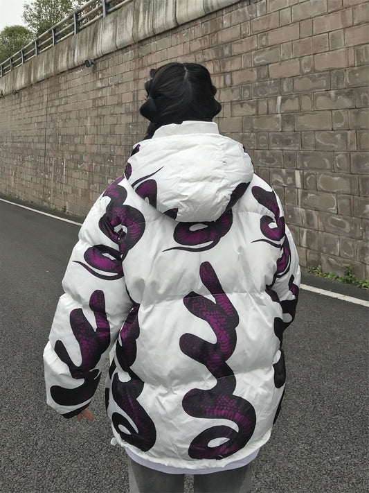 American Vintage Hooded Loose Cotton Jacket