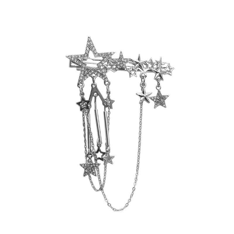 Women's Fashion Pentagram Tassel Hairpin