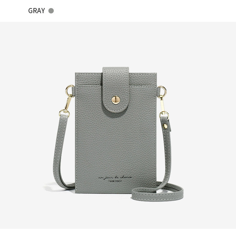 Mini Niche Korean Style Thin Women's Messenger Phone Bag