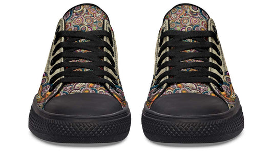 Fashion Print Couple Low-Top Canvas Shoes