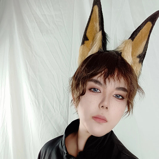 Domineering Mr Dobbin Dog Ear Headband Animal Personification Cos Barrettes