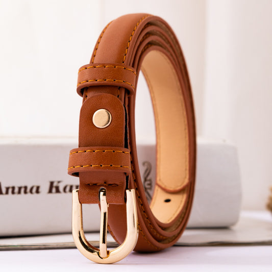 Pin Buckle Women's Student Decoration Skirt Shirt Jeans Strap