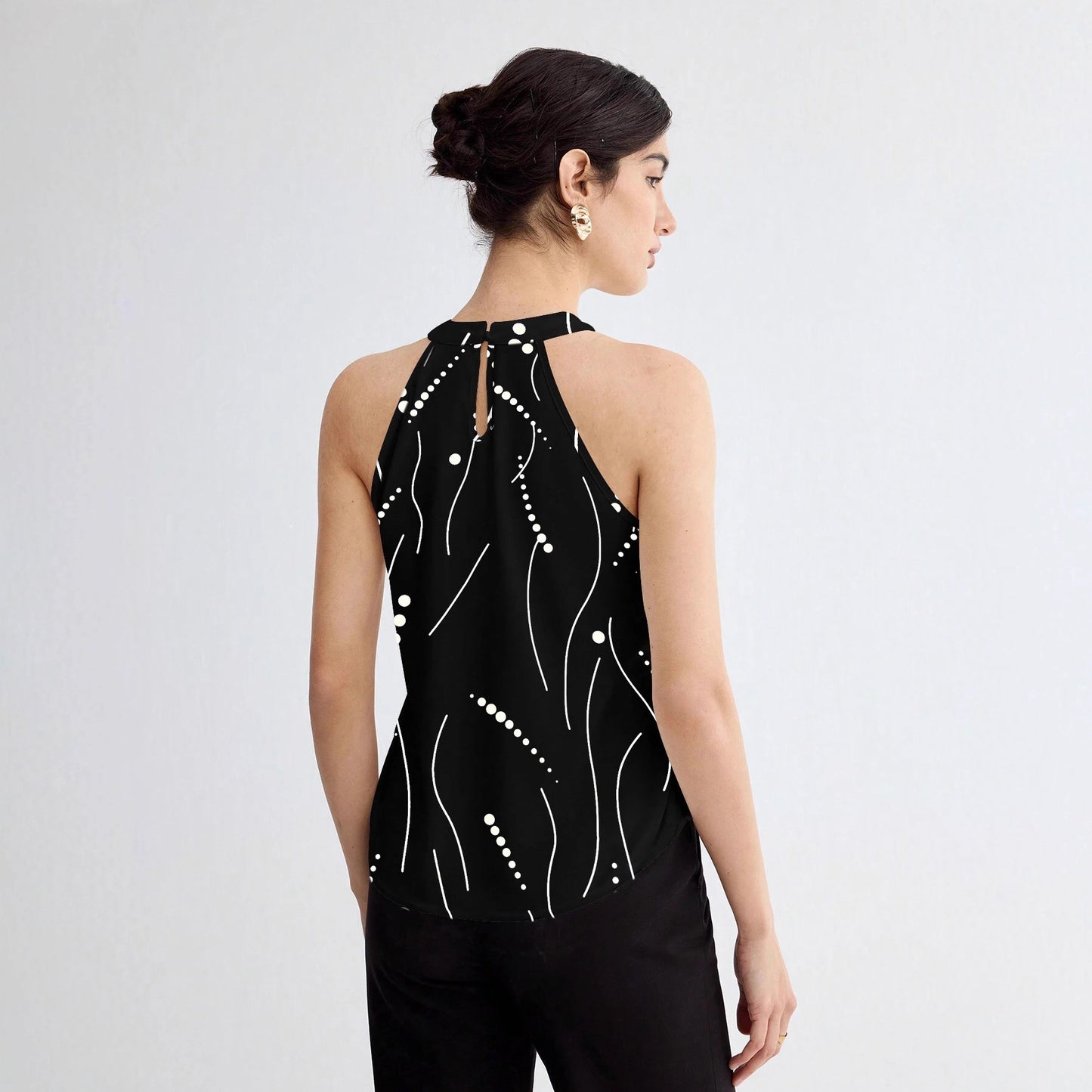 Stylish Versatile And Loose-fitting Sleeveless Top