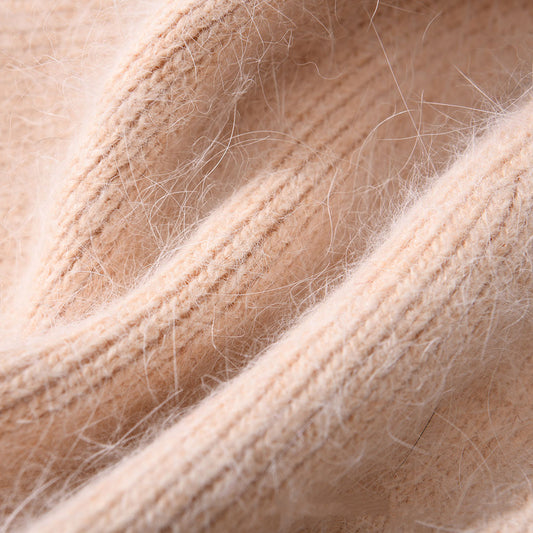 Autumn And Winter New Outdoor Solid Colour Knitted Wool