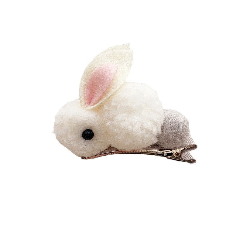 Cartoon Soft Cute Fur Ball Rabbit Hair Accessories Headdress
