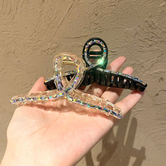 Crystal Pearl Chain Clip Top Clip Bangs Clip