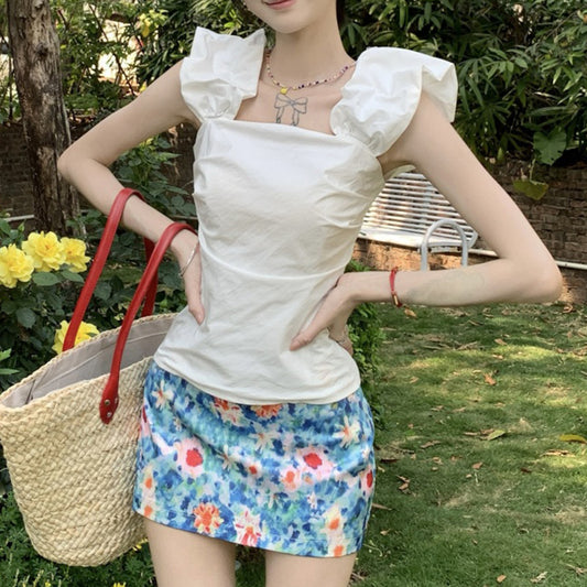 Stylish And Minimalist Womens Short Sleeve Set