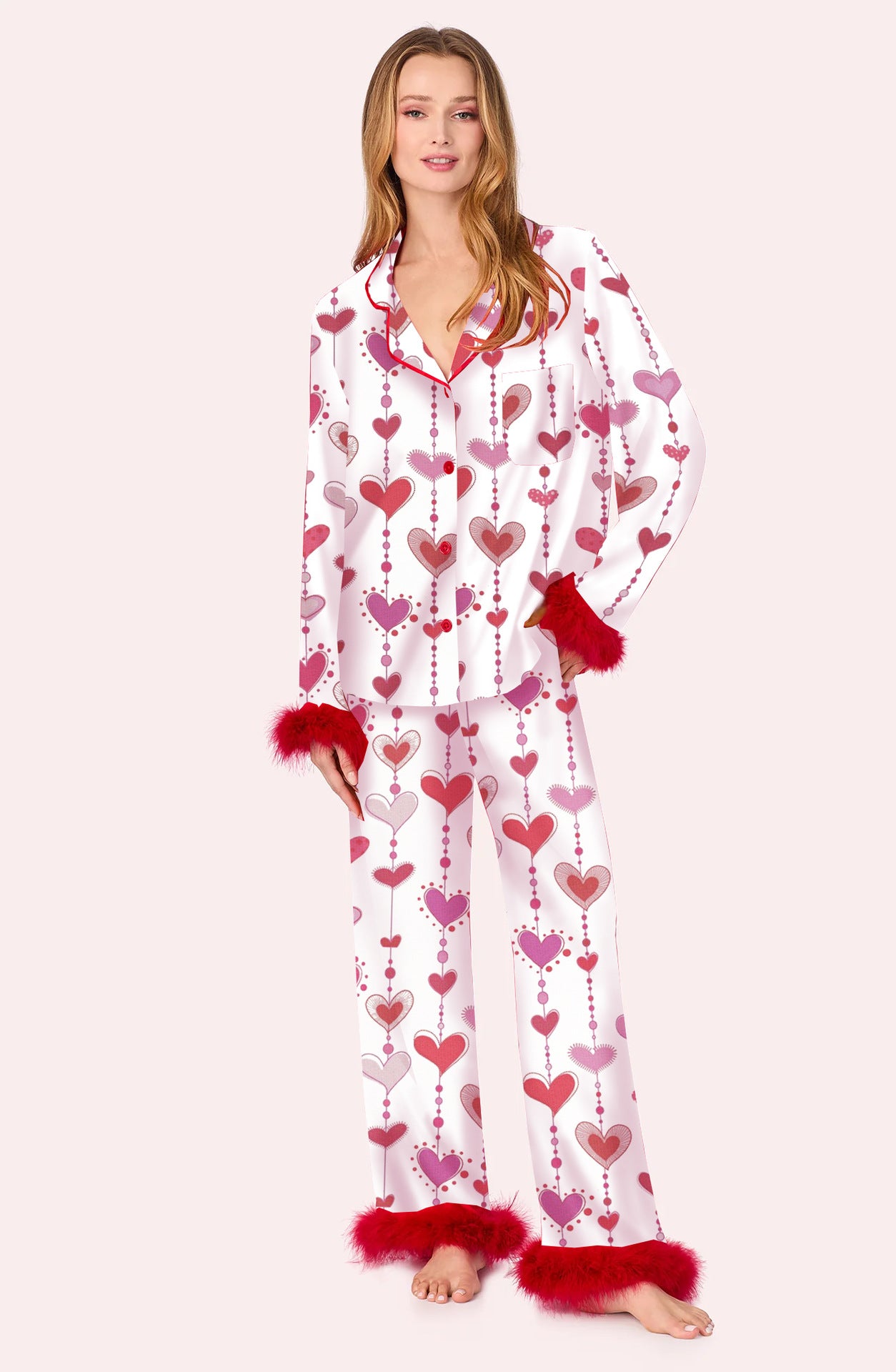 Womens Loose-fitting Casual Top And Pants Set