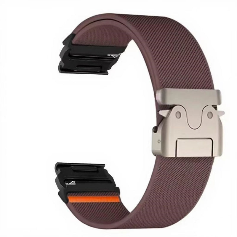 Elastic String Fabric Woven Men Watch Strap