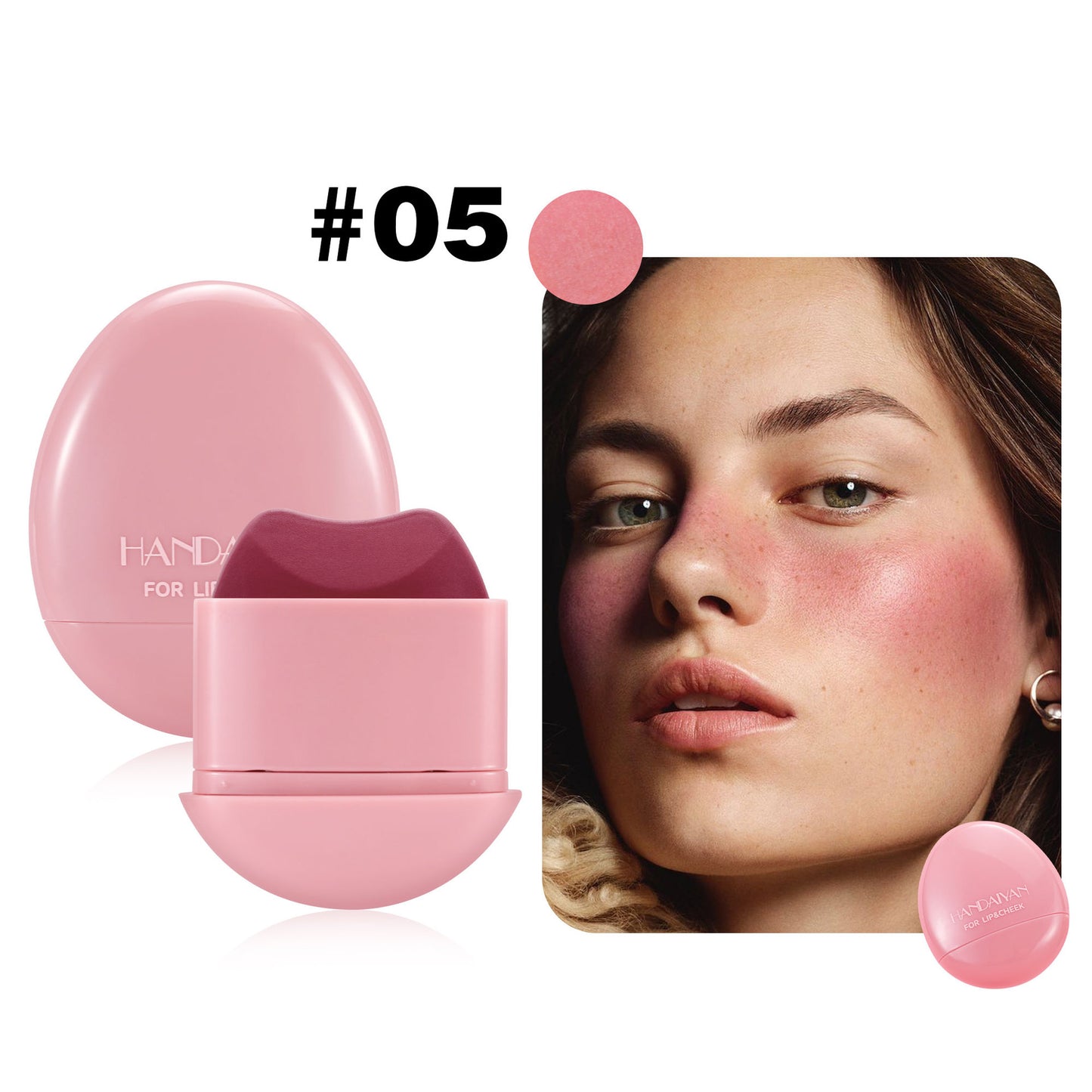 Pebble Easy To Color Monochrome Matte 5-color Blush