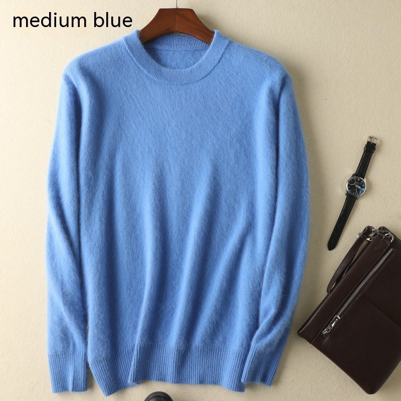 Cashmere Round Neck Pullover Thickened Woolen Bottoming Sweater