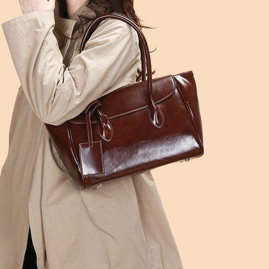 Ny stilfuld crossbody underarms taske stor kapacitet tote