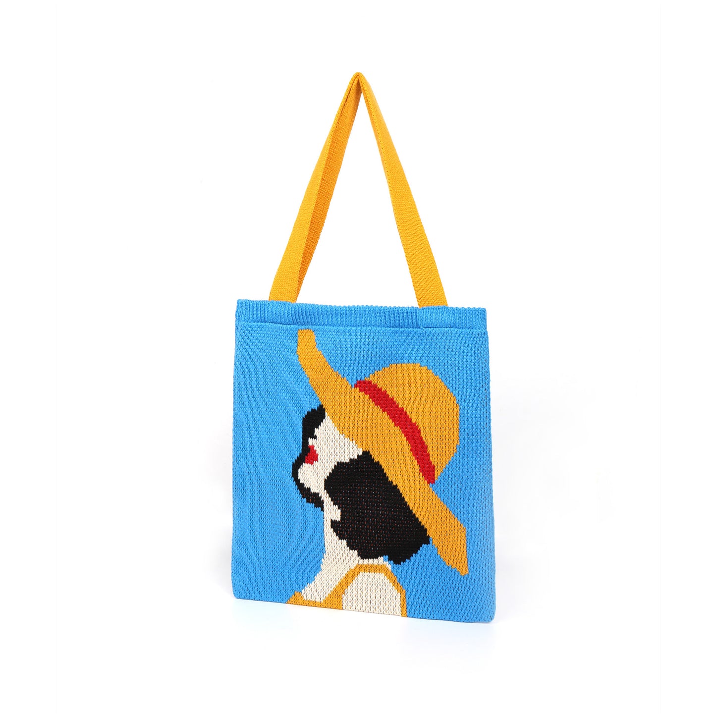 Urban Simple Woven Handbag Crossbody Casual Shopping Bags