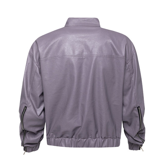Men's Riding Motorcycle Leather Coat