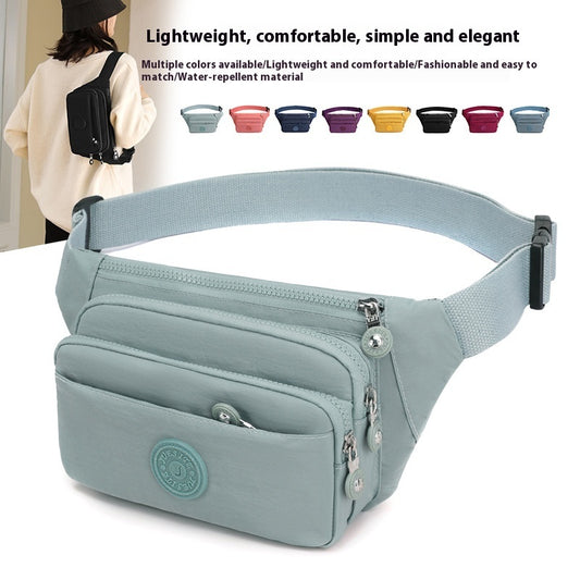 Solid Color Leisure Fashion Waist Bag Simple Special-interest Design Outdoor