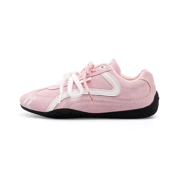 Retro Low-heeled Racing Shoes For Casual Training